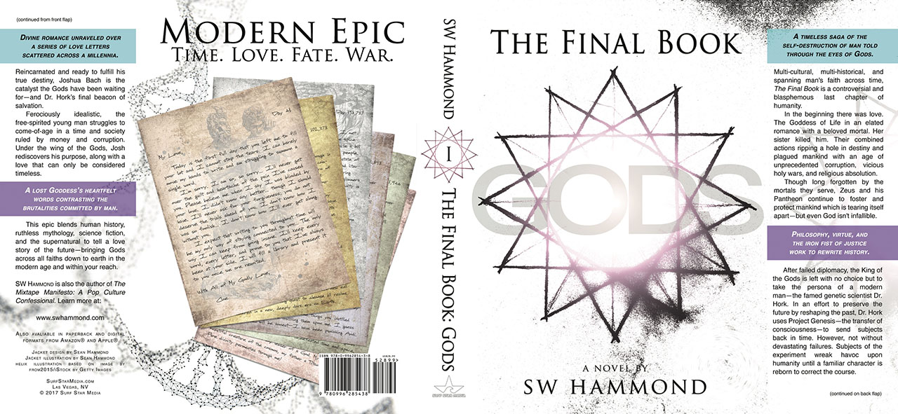 Front and Back Cover of The Final Book: Gods