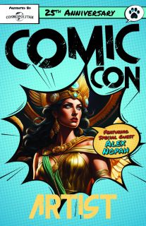 Comic Con Artist badge.