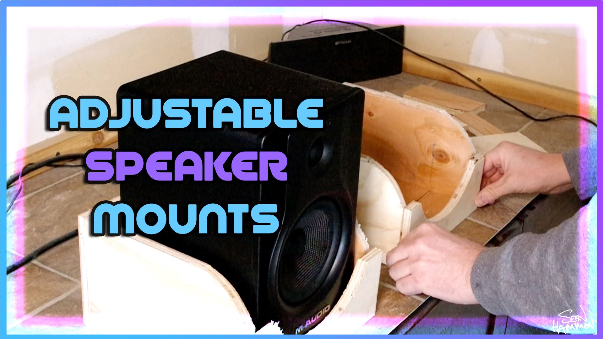 DIY Adjustable Speaker Mounts